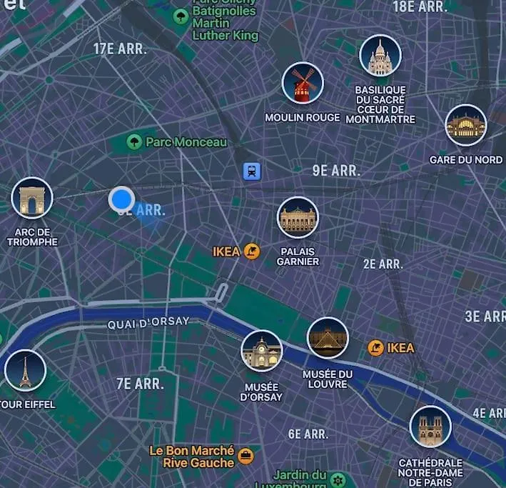 Luxe Paris-champs-elysees